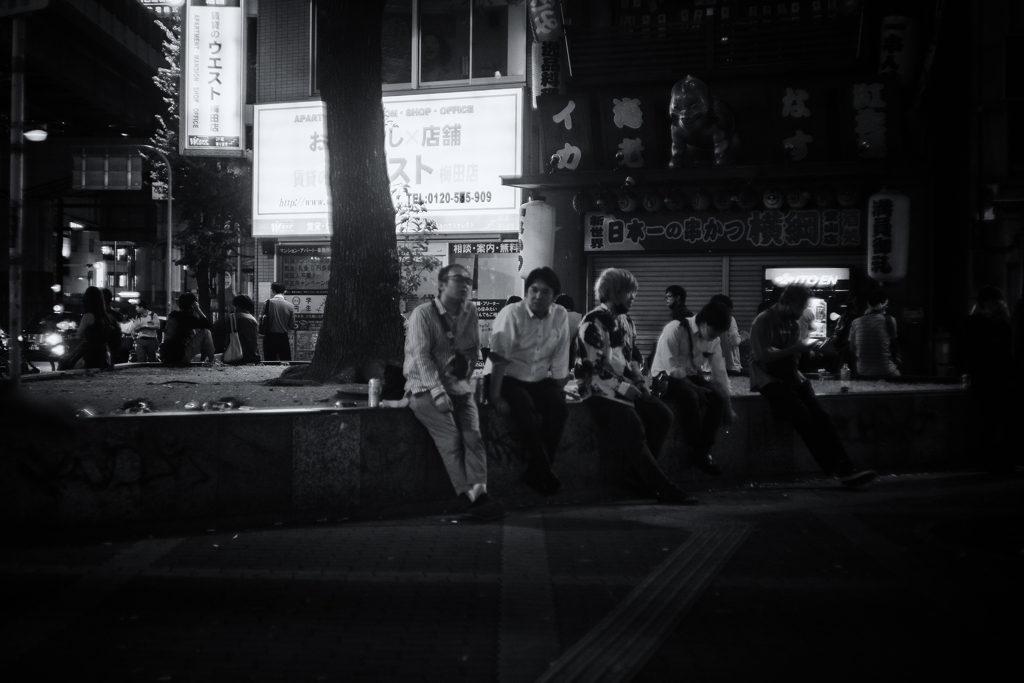 夜の群