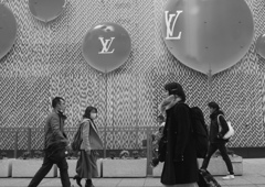 駅前の風景