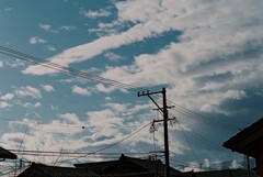 雲流れる