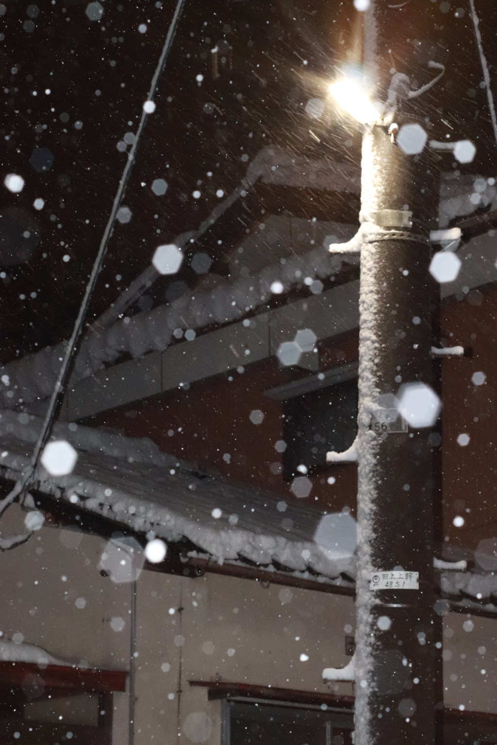 六角形の雪