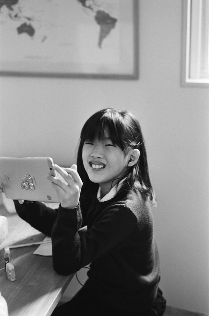 娘の笑顔