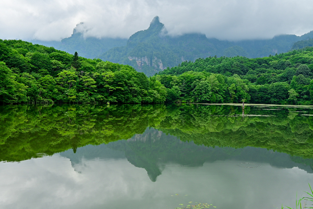 戸隠神社　鏡池