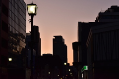 栄から望む名駅の高層ビル