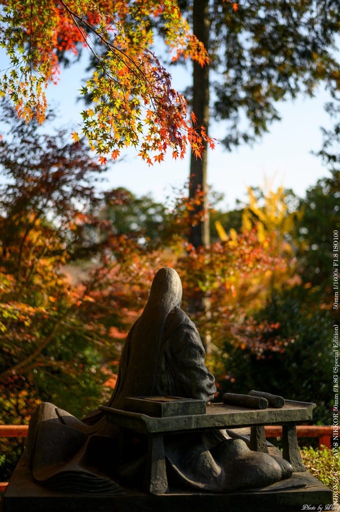 石山寺　紫式部像