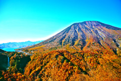 紅葉と華厳の滝