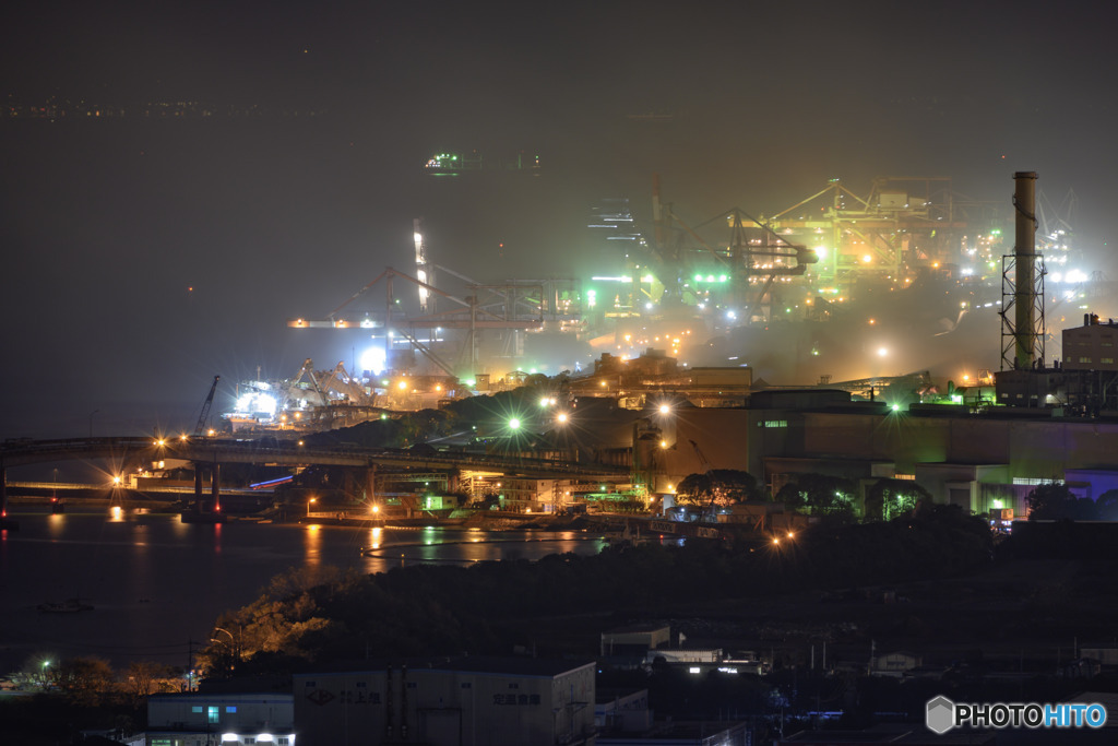 工場夜景