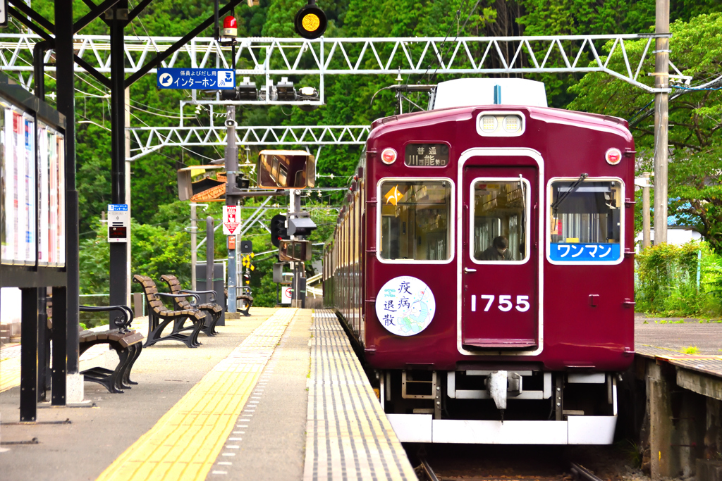 アマビエの電車