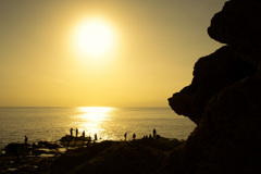 江の島の夕暮れ