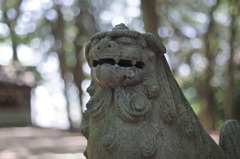 志賀神社狛犬　阿