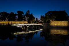 日の入り和田倉濠