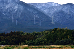 脊振山系　送電線２