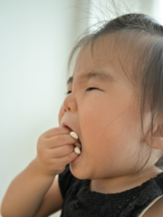 ポン菓子食べて