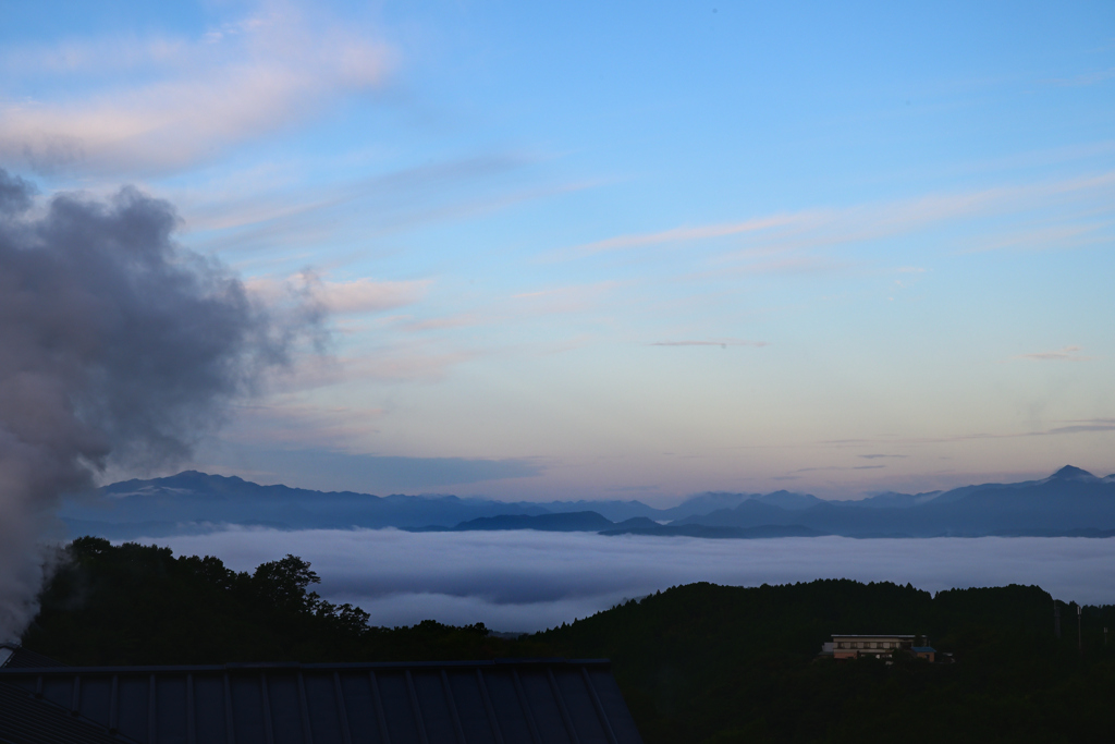 はげの湯温泉の雲海