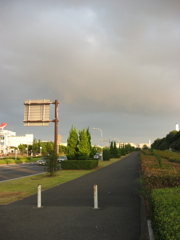 震災前のサイクリングロード