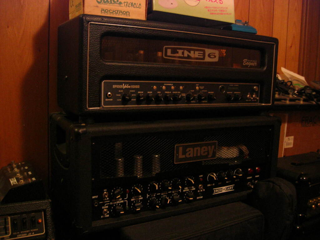 LINE6とLANEYのギターアンプのヘッド