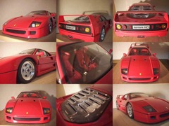 1/8 ポケール フェラーリF40 完成