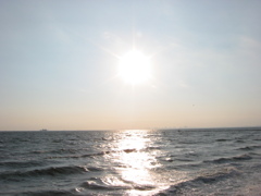 震災前のサイクリングロード