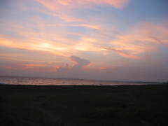 震災前の稲毛の海岸