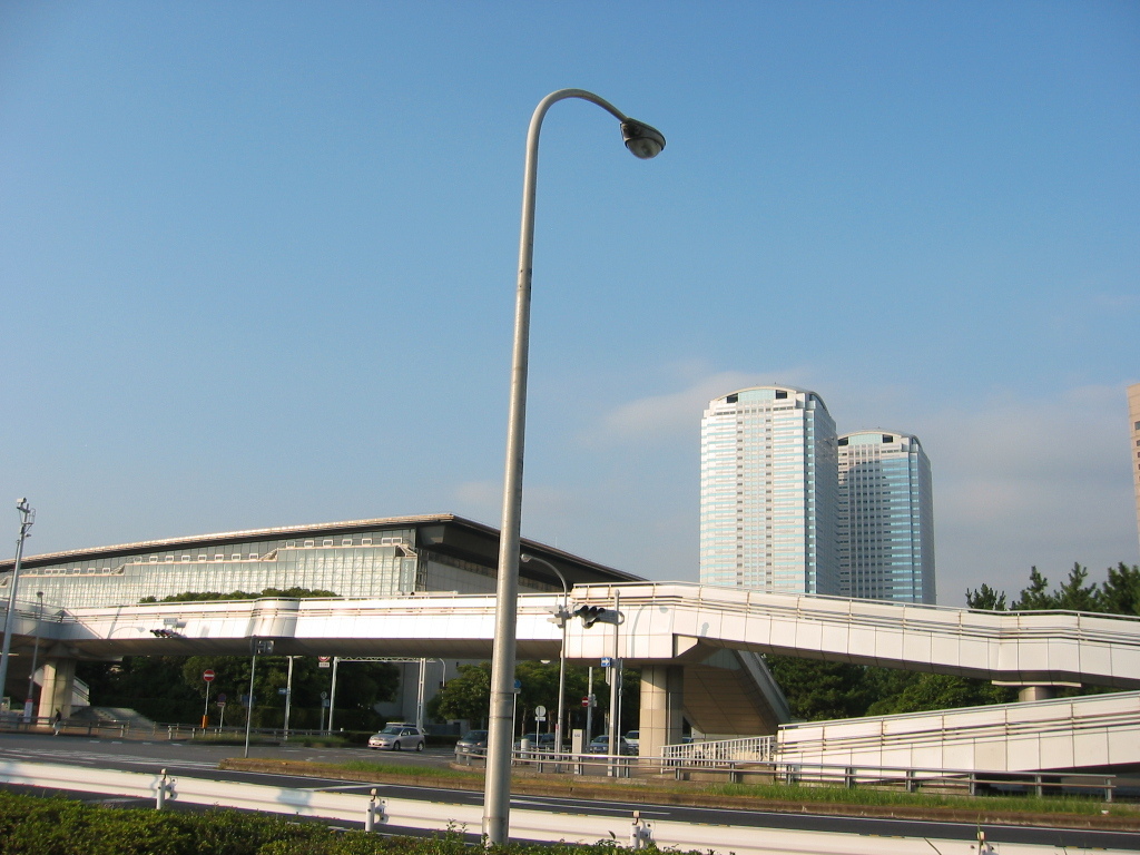 震災前のサイクリングロード