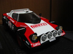 京商 　1/18 ダイキャストミニカー　ランチアストラトスHFラリー