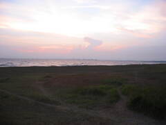 震災前の稲毛の海岸