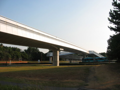 震災前のサイクリングロード