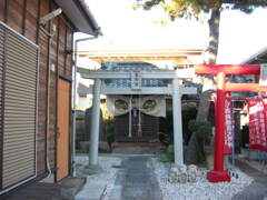 船橋の東照宮付近