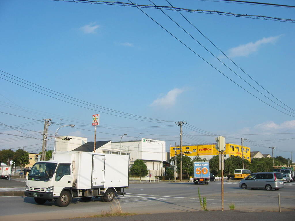 震災前のサイクリングロード