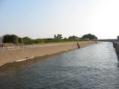 震災前のサイクリングロード