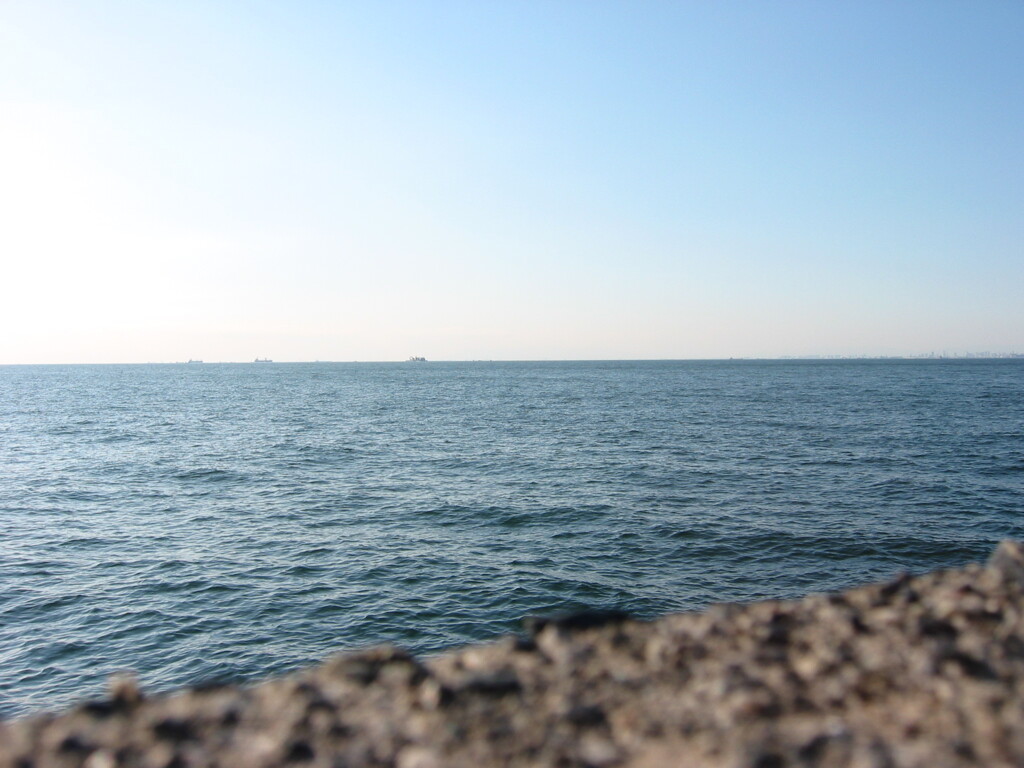 千葉市稲毛の海岸付近