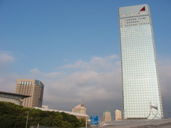 震災前のサイクリングロード