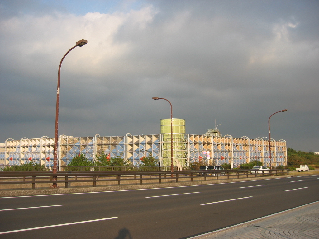 震災前のサイクリングロード