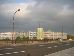 震災前のサイクリングロード