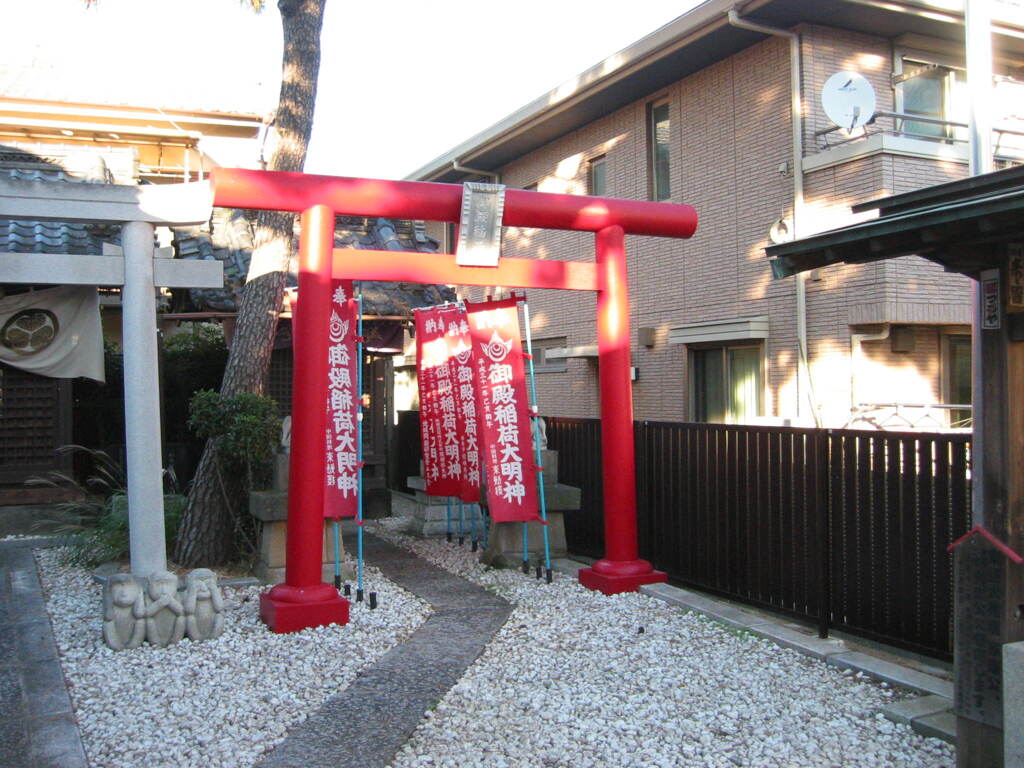 船橋の東照宮付近