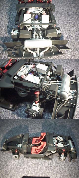 1/8 ポケール フェラーリF40 製作中