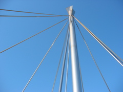 ポートタワーの中の公園