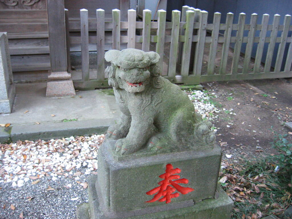 船橋の東照宮付近