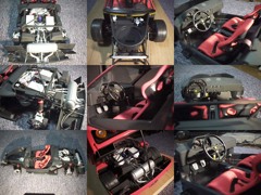 1/8 ポケール フェラーリF40 製作中