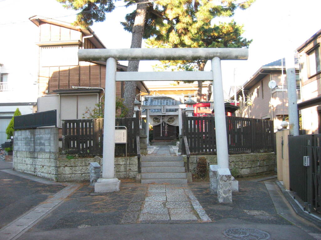 船橋の東照宮付近