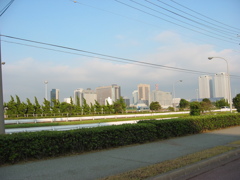 震災前のサイクリングロード