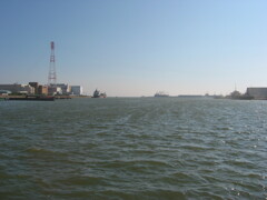 船橋港にて