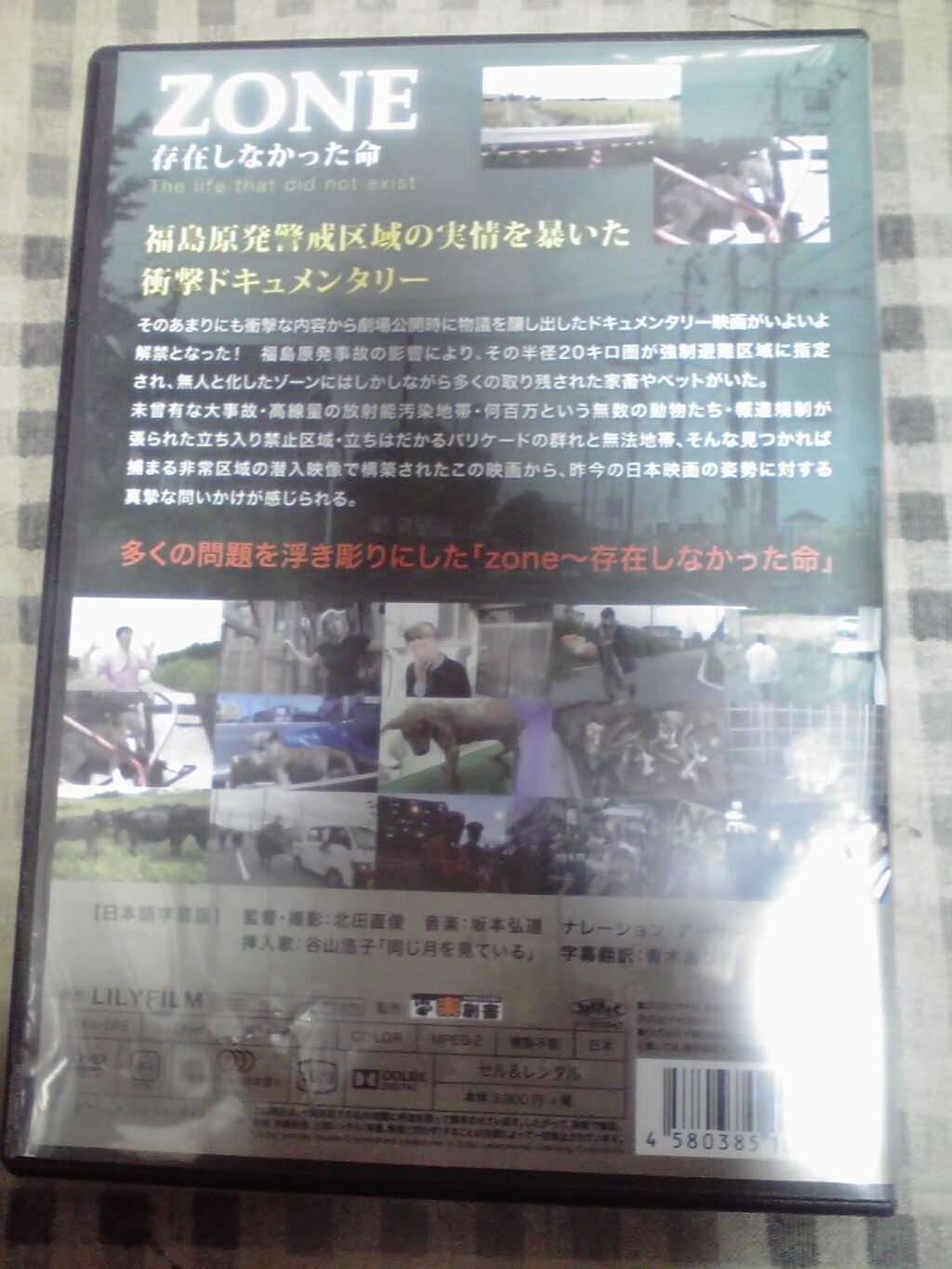 ZONE～動物と人間と命について