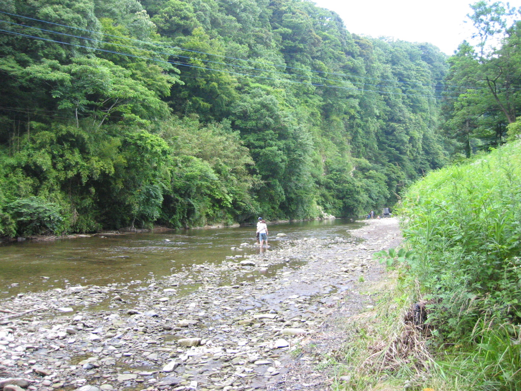 初夏、千葉県養老渓谷
