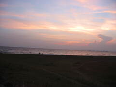 震災前の稲毛の海岸