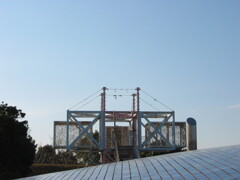 千葉市ポートタワーの中の公園より望む