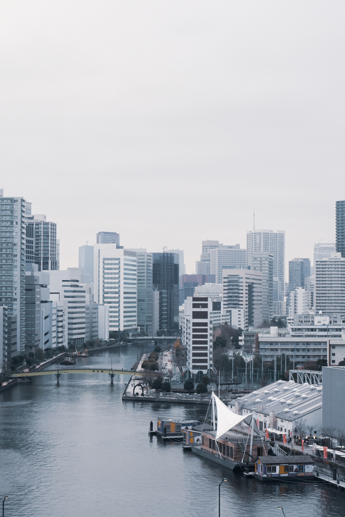 冴えない空。