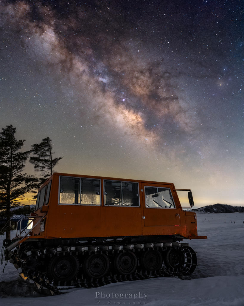 雪上車の夜