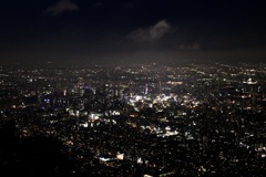 曇り夜景