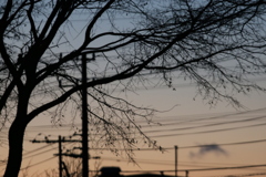 夕暮れの寂