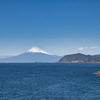 西伊豆から見た富士山